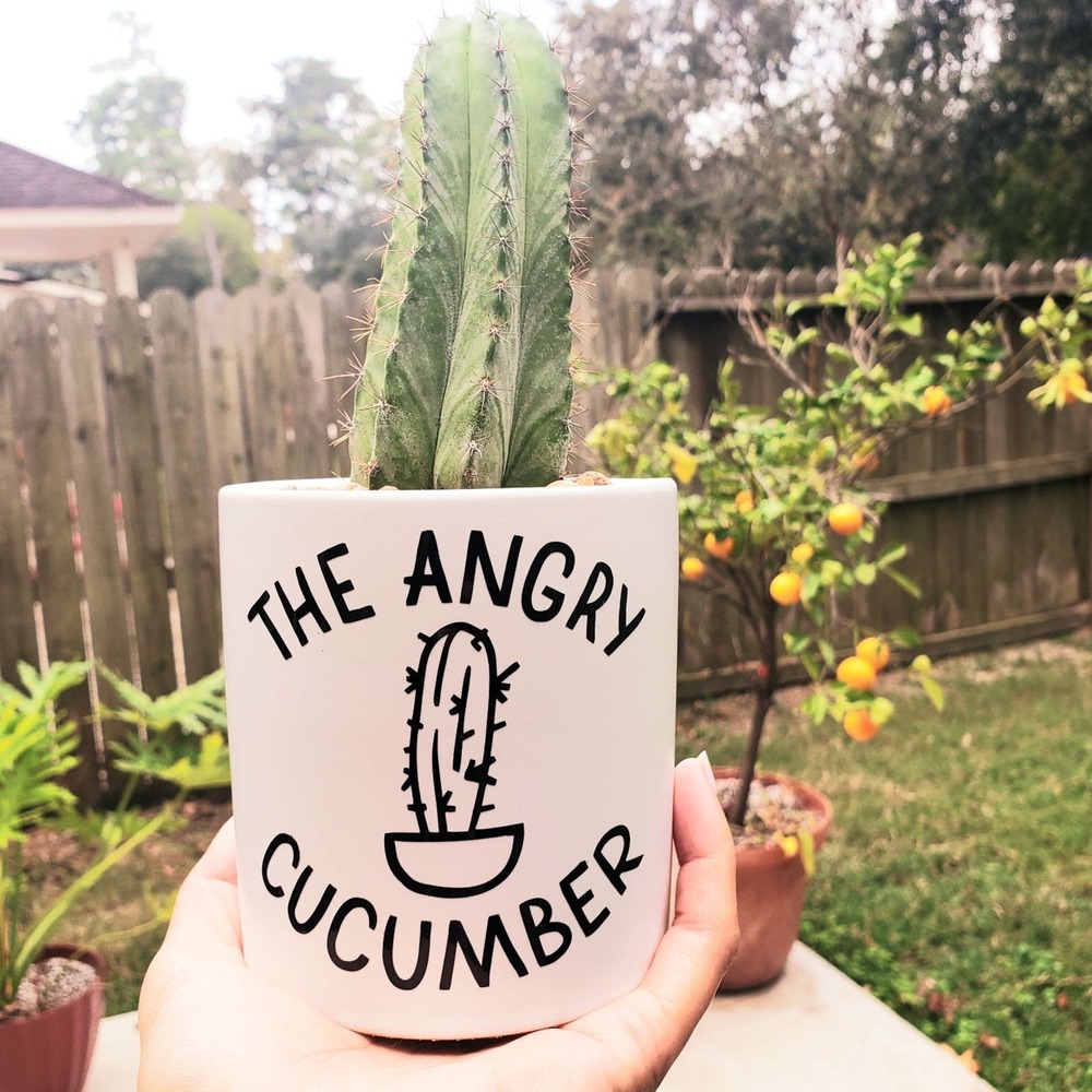 Funny Marble Ceramic Planter